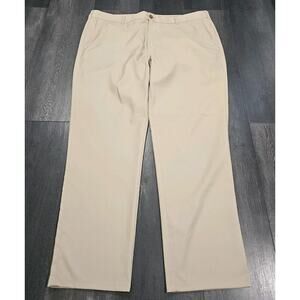 Mizzen Main Baron Trouser Men 40x32 Tan Stretch Preppy Lightweight Athletic